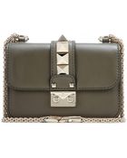 Valentino Glam Lock Mini Leather Shoulder Bag - Lyst