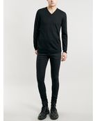 LAC Vito Bk Knit Anki V-Neck Jumper - Lyst