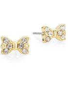 Saks Fifth Avenue Sparkly Bow Stud Earrings - Lyst