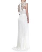 Catherine Deane Mona Silk Beadedyoke Gown - Lyst
