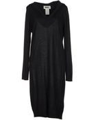 Mm6 By Maison Martin Margiela Knee-Length Dress - Lyst