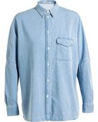 Acne Studios Bleached Denim Shirt - Lyst