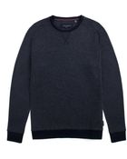 Ted Baker Herringbone Sweatshirt - Lyst