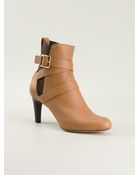 Chloé Buckled Ankle Boots - Lyst