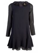 Needle & Thread Needle And Thread Corsage Peplum Dress - Lyst
