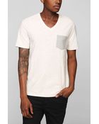 BDG Slub Contrast Pocket V-Neck Regular-Fit Tee - Lyst