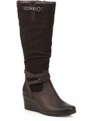 Ugg Lesley Tall Wedge Boots - Lyst