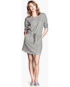 H&M Sweatshirt Dress - Lyst