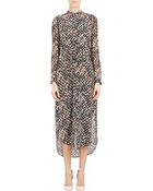 Saloni Boa-Print Molly Shirtdress - Lyst