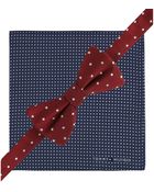 Tommy Hilfiger Polka-Dot Bow Tie & Pindot Pocket Square Set - Lyst