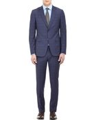 Z Zegna Tonal Plaid Two-Button Suit - Lyst