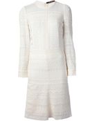 Isabel Marant Sheer Jacquard Dress - Lyst