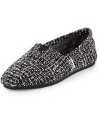 Toms Boucle Woven Slip-On - Lyst