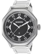 Nixon Men'S Falcon Silver-Tone Steel Black Dial - Lyst