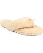Ugg Fluff Flip-Flop Sheepskin Slippers - Lyst