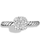 David Yurman Pavé Cushion Ring With Diamonds - Lyst