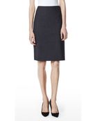 Theory Golda 2 Skirt In Urban Stretch Wool - Lyst