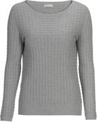 Stefanel Box Stitch Boat Neck Sweater - Lyst
