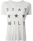 Zoe Karssen Stay Wild Tshirt - Lyst