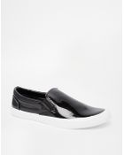 Asos Slip On Plimsolls - Lyst