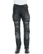 PRPS Utility Cargo Biker Denim Jeans - Lyst