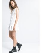 Mango Crochet T-Shirt - Lyst