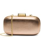 Michael Kors Elsie Leather Dome Clutch - Lyst