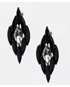 Asos Statement Navette Stud Earrings - Lyst