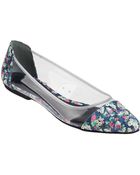 Rebecca Minkoff Isadora Ballet Flat Clear/Floral Leather - Lyst