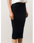 Plein Sud Ruched Skirt - Lyst