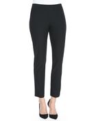 Eileen Fisher Washable Crepe Slim Ankle Pants - Lyst