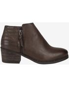 French Connection Trudy Textured Ankle Boots - Lyst