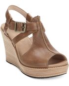 Timberland Womens Danforth Platform Wedge Sandals - Lyst