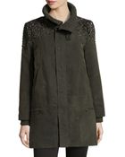 Haute Hippie Oversized Studded Jacket - Lyst