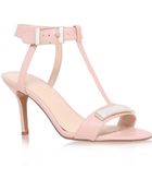 Nine West Gelosia Mid Heel Sandals - Lyst