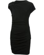 Lanvin Fitted Dress - Lyst