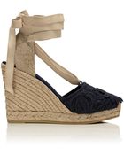 Tory Burch Emil Wedge Espadrille Sandal - Lyst