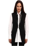 Balmain Wool Vest - Lyst
