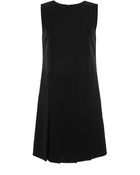 Marc Jacobs Pleated Silk-Blend Dress - Lyst