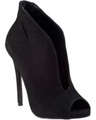 Steve Madden Stellth Bootie Black Suede - Lyst