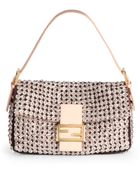 Fendi Beaded Baguette Shoulder Bag - Lyst