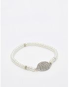 Ashiana Pearl with Rhinestone Bracelet - Lyst