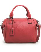 Mango Pebbled Tote Bag - Lyst