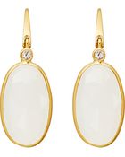 Astley Clarke Long Oval Drop Moonstone Earrings - Lyst
