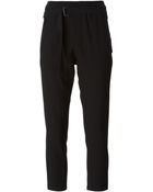 Ann Demeulemeester Belted Tapered Trousers - Lyst