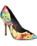 Steve Madden Gallery Floral Heels - Lyst