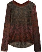 Theyskens' Theory Knupa Open-Knit Ombrã© Sweater - Lyst