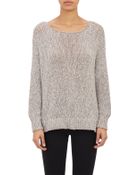 Vince Mélange Stockinette Stitch Sweater - Lyst
