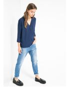 Mango Wrap Neckline Blouse - Lyst