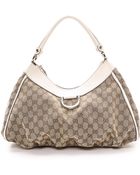 What Goes Around Comes Around Gucci Large Hobo - White - Lyst